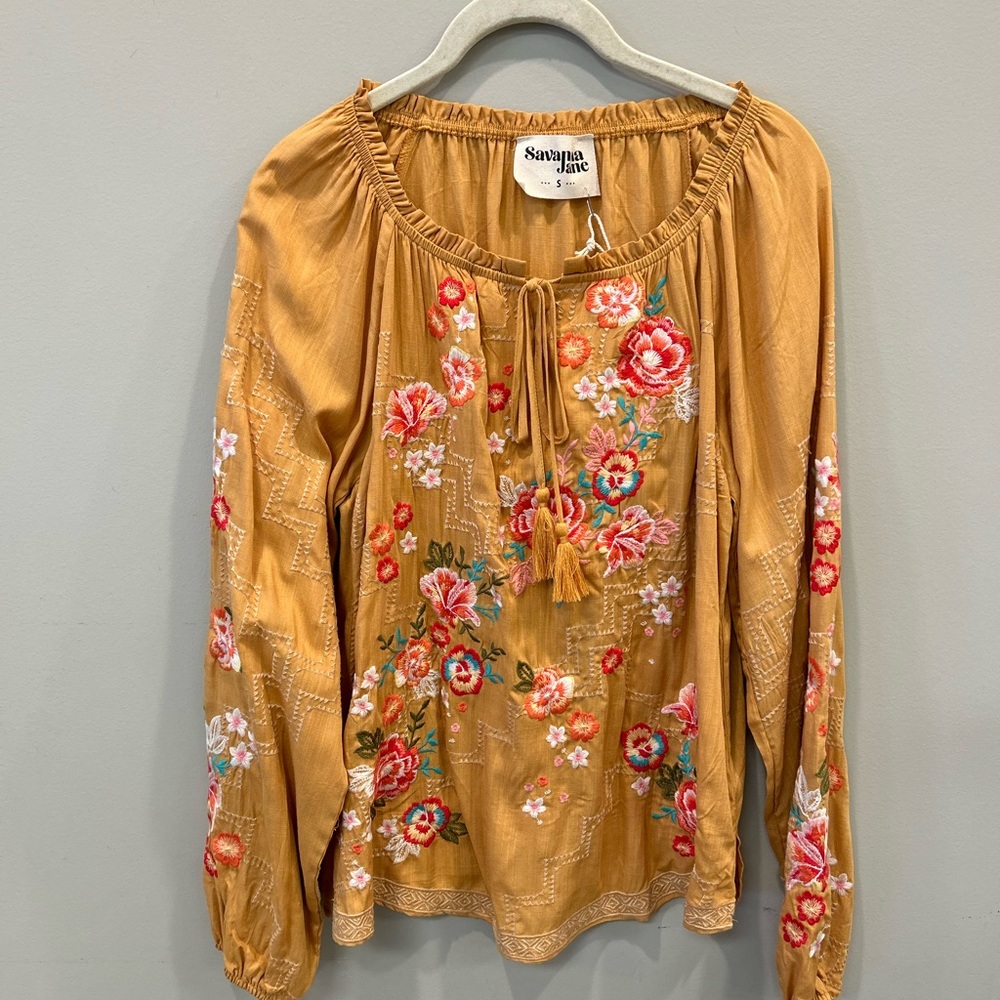 Yellow blouse